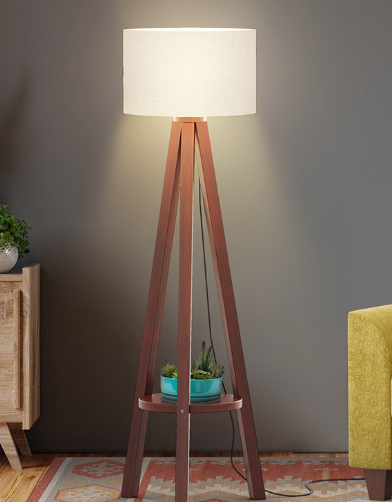 Bamboo wood light